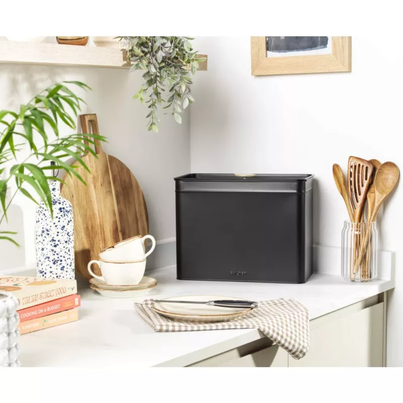Salter BW14371 Alchemy Brotkasten, Schwarz