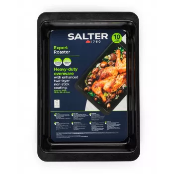 Salter BW14525 Expert Roaster - Schwarz, 40 cm, Kohlenstoffstahl, Antihaft