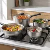 Salter BW14629 Expert 5-teiliger Pfannensatz – Geschmiedetes Aluminium, Antihaft, Induktionsgeeignet, Schwarz