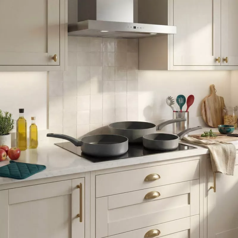 Salter BW14715 Alto 28cm Bratpfanne – Geschmiedetes Aluminium, Antihaft, Induktionsgeeignet, Ofenfest