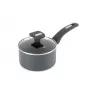 Salter BW14718 Alto 16cm Kochtopf - Geschmiedetes Aluminium, PFOA-freie Antihaftbeschichtung, induktionsgeeignet, schwarz