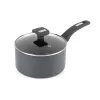 Salter BW14720 Alto 20cm Kochtopf - Geschmiedetes Aluminium, Antihaft, Induktionsgeeignet, Schwarz