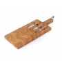 Salter BW14823 Bamboo Cheese Board mit 3-teiligem Messerset