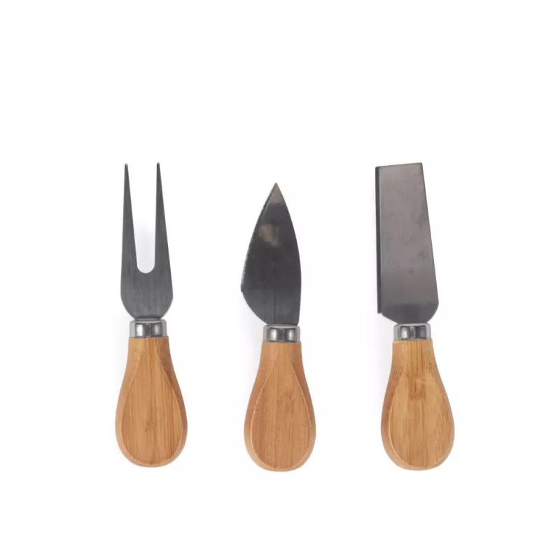 Salter BW14826 Toronto Cheese Board Set, Acacia Wood, 3 Knives