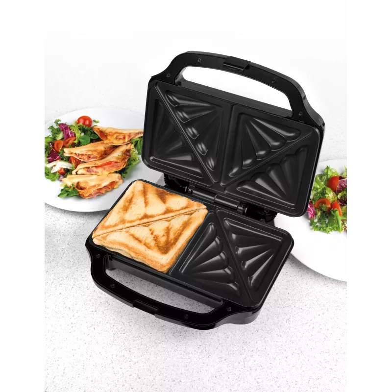 Salter EK2017TFVDE Deep Fill Sandwich Maker 900W Schwarz/Silber