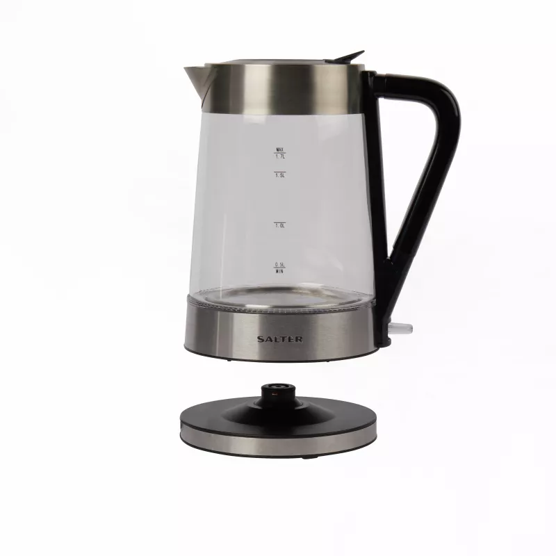 Salter EK5078SSFVDE Colour Changing Glass Kettle 1,7L 3000W