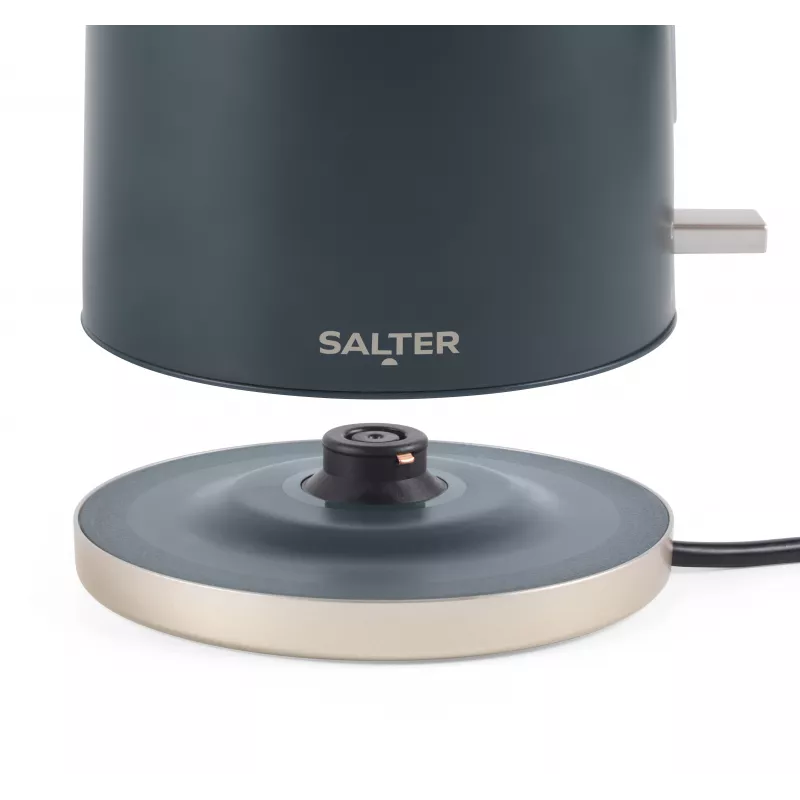 Salter EK5561BGRYFVDE Marino Rapid Boil Wasserkocher - 1,7 l, 3000 W, Edelstahl, Grau