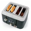 Salter EK5565BGRYFVDE Marino 4-Slice Toaster - Grau Edelstahl