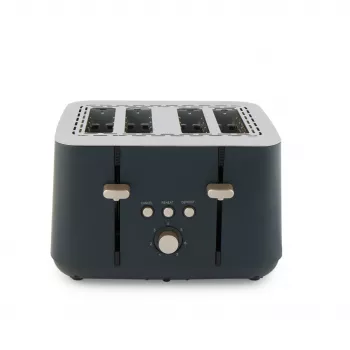 Salter EK5565BGRYFVDE Marino 4-Slice Toaster - Grau Edelstahl