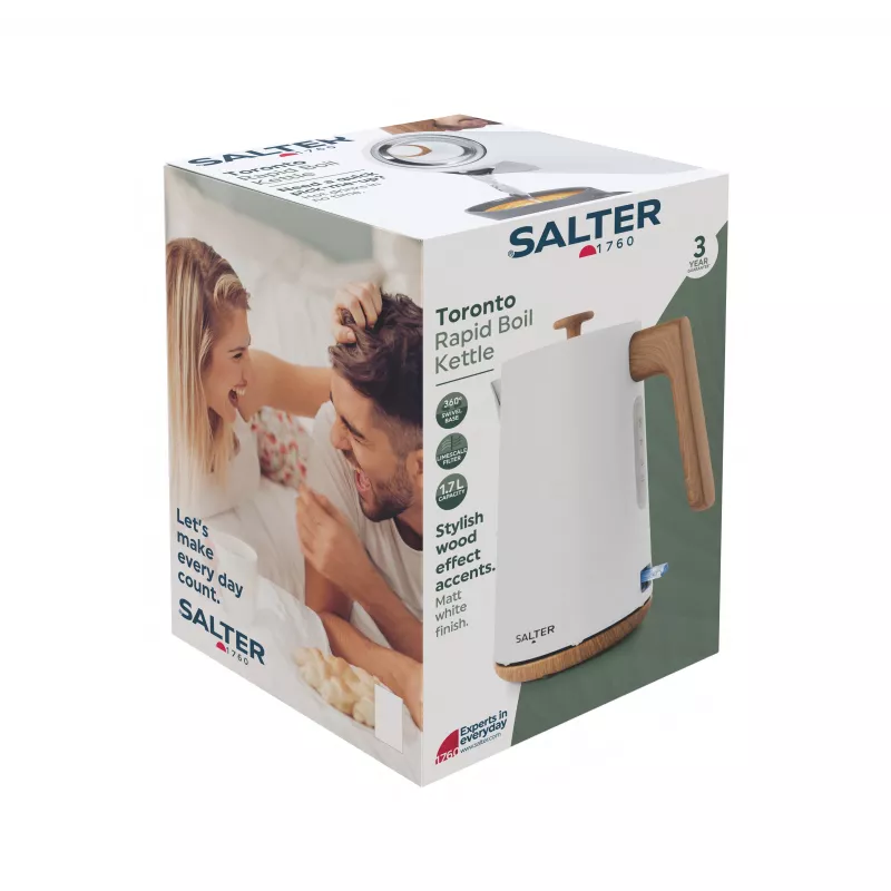 Salter EK5822WHTVDE Toronto Rapid Boil Kettle Weiß