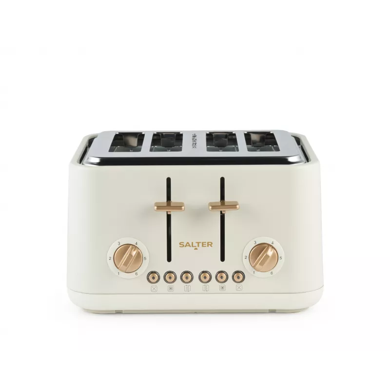 Salter EK5823OBVDE Pebble 4-Slice Toaster - Obsidian Black