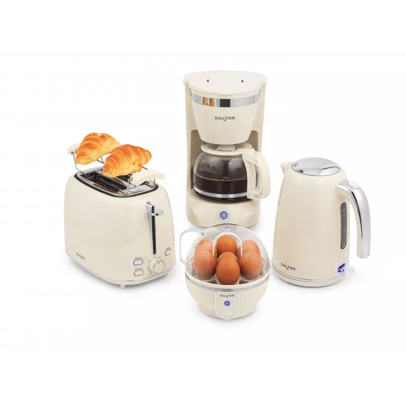 Salter EK6695CRMVDE Retro Filterkaffeemaschine 1,25 l 900 W Creme