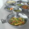 Salter Marblestone Wok 28cm Grau - Geschmiedetes Aluminium, antihaftbeschichtet, induktionsgeeignet