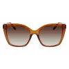 Salvatore Ferragamo SF1026S-261 Damen Cat-Eye-Sonnenbrille Havana Braun Verlauf 54mm