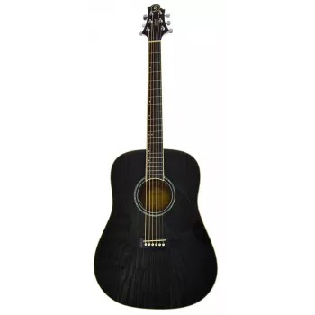 Samick D-4 TBK Akustikgitarre - Dreadnought, Fichtendecke, Trans Black