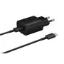 Samsung 25W Travel Charger + USB-C/USB-C Datenkabel Schwarz (OOB Bulk) (EP-TA800EBE + EP-DA905BBE)