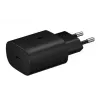 Samsung 25W USB-C Super-Schnelllade-Reiseadapter mit USB-C-auf-USB-C-Kabel - Schwarz