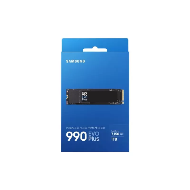 Samsung 990 EVO Plus SSD 1 TB M.2 PCIe 4.0 7150 MB/s 1350000 IOPS Schwarz