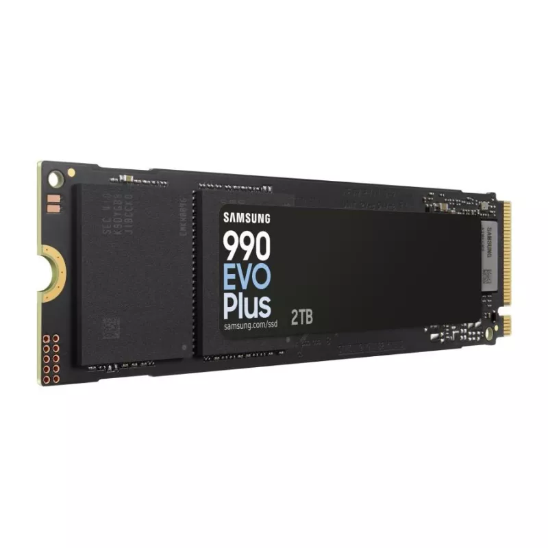 Samsung 990 EVO Plus SSD, 2 TB, M.2, PCIe 4.0, 7150 MB/s, 1350000 IOPS, Schwarz