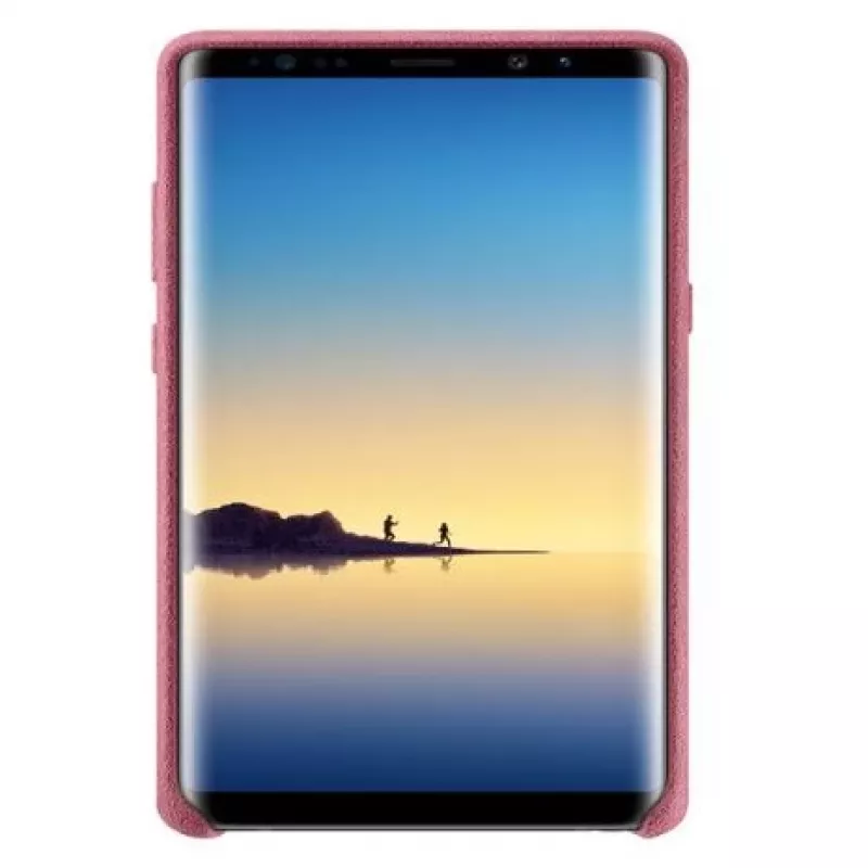 Samsung Alcantara Cover für Galaxy Note 8 EF-XN950APEGWW Pink
