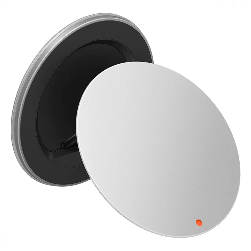 Samsung by Hochuen 360° Magnetischer Desktop-Ständer für Smartphones & Tablets – Silber, Universal, Klappbar, Aluminium mit N52-Magneten