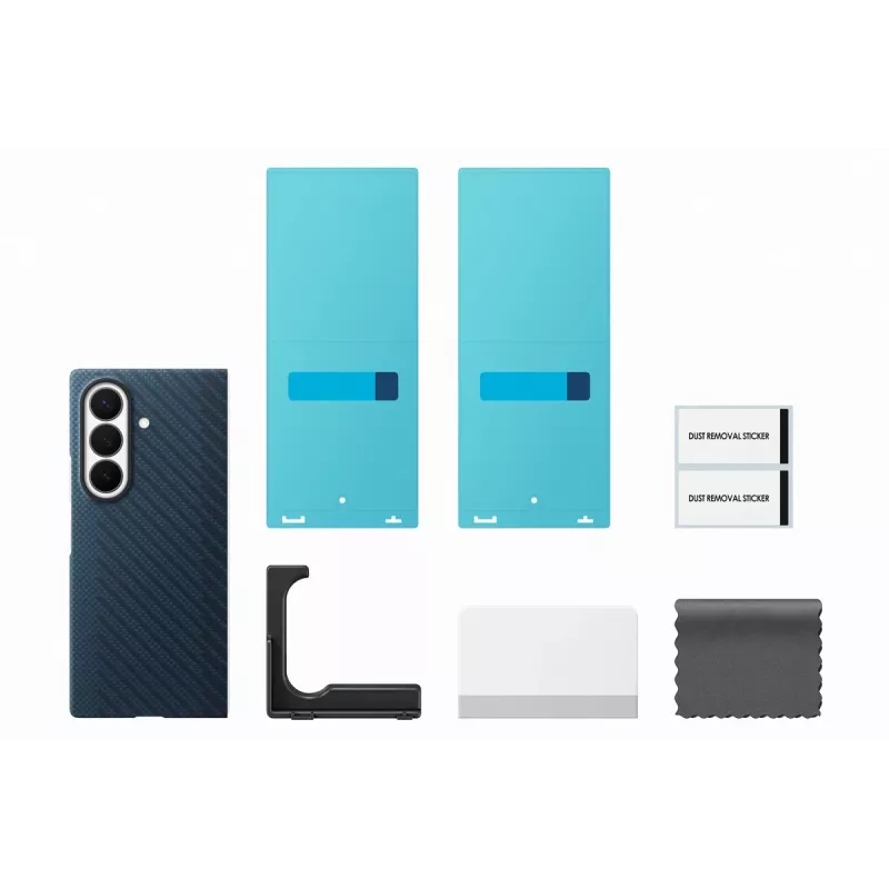 Samsung Carbon Magnet Case für Galaxy Fold 8 Ultra, Navy