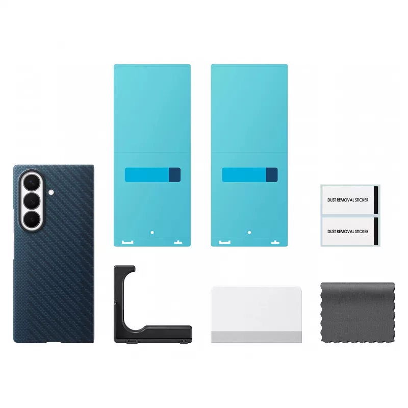 Samsung Carbon Magnet Case für Galaxy Fold 8 Ultra, Navy