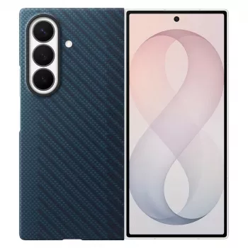 Samsung Carbon Magnet Case für Galaxy Fold 8 Ultra, Navy