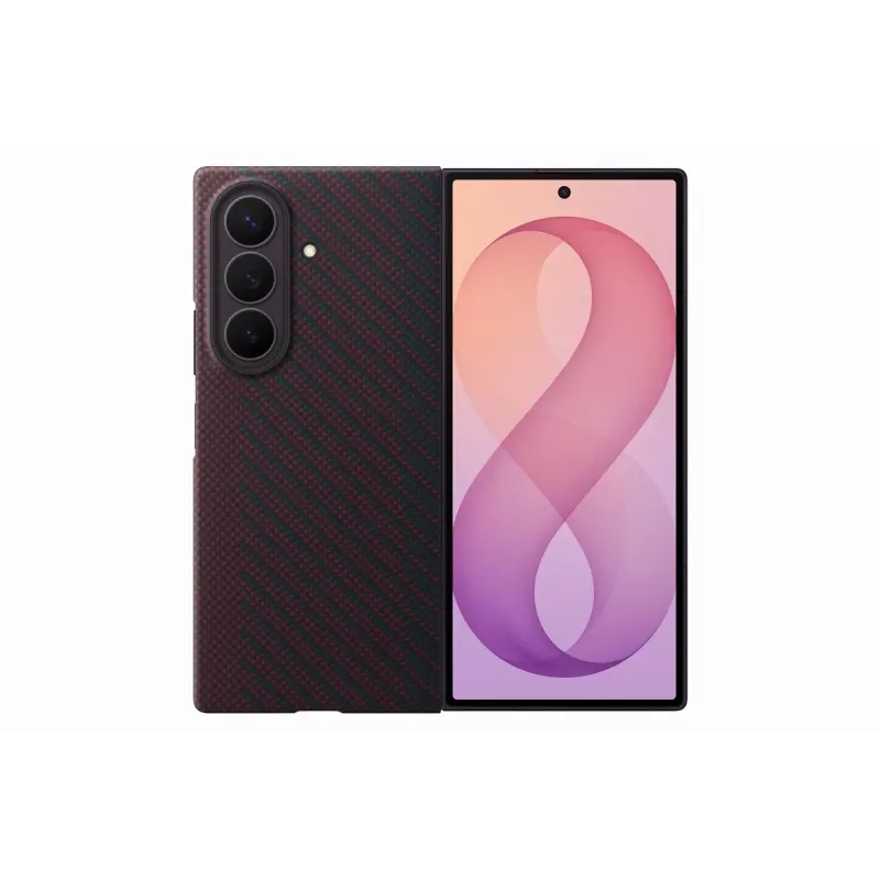 Samsung Carbon Magnet Case für Galaxy Z Fold 8 Ultra - Rot (EF-KF976SREGWW)