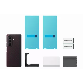 Samsung Carbon Magnet Case für Galaxy Z Fold 8 Ultra - Rot (EF-KF976SREGWW)