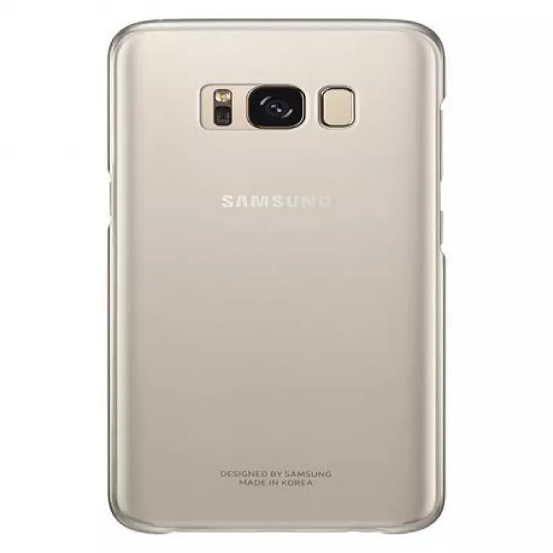 Samsung Clear Cover für Galaxy S8+ G955 Gold