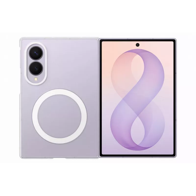 Samsung Clear Magnet Case für Galaxy Z Fold5, Transparent