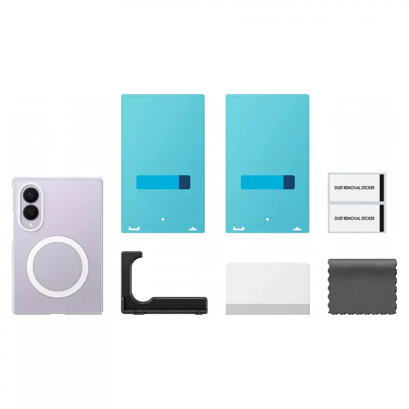 Samsung Clear Magnet Case für Galaxy Z Fold5, Transparent