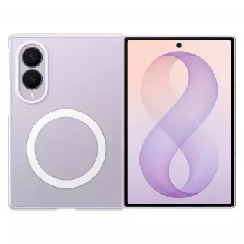 Samsung Clear Magnet Case für Galaxy Z Fold5, Transparent
