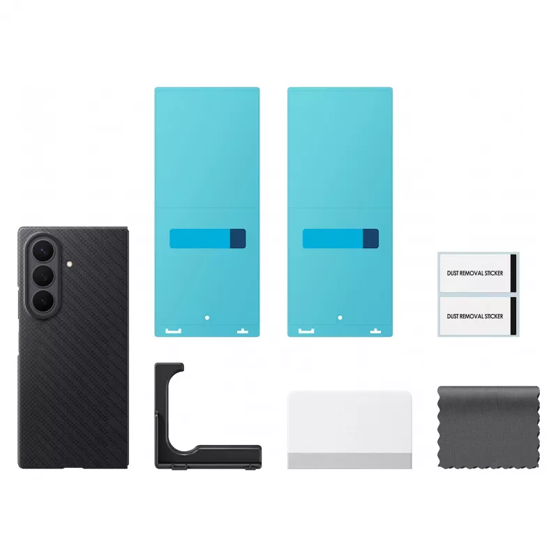 Samsung EF-KF976SBEGWW Carbon Magnet Case für Galaxy Fold 8 Ultra - Schwarz