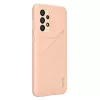 Samsung EF-OA336TPEGWW Kartenfach-Hülle für Galaxy A33 5G, Pfirsich