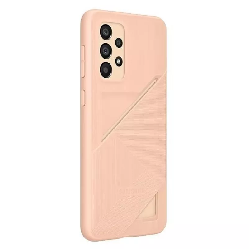 Samsung EF-OA336TPEGWW Kartenfach-Hülle für Galaxy A33 5G, Pfirsich