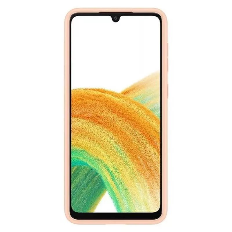 Samsung EF-OA336TPEGWW Kartenfach-Hülle für Galaxy A33 5G, Pfirsich