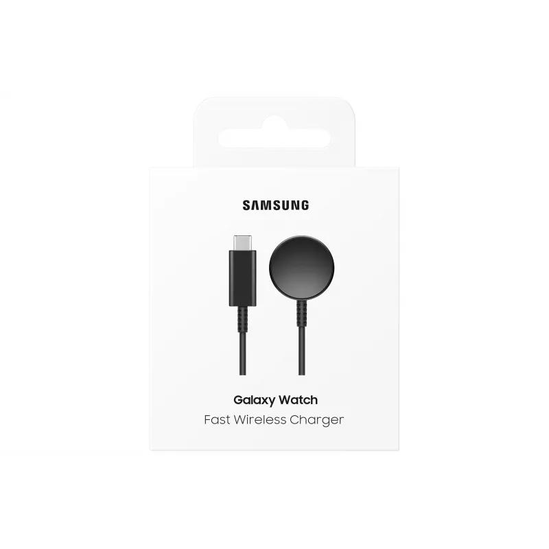 Samsung EP-OL715 Schnelles kabelloses Ladegerät für Galaxy Watch 5/6/7/8/9/Ultra/Ultra2, Schwarz