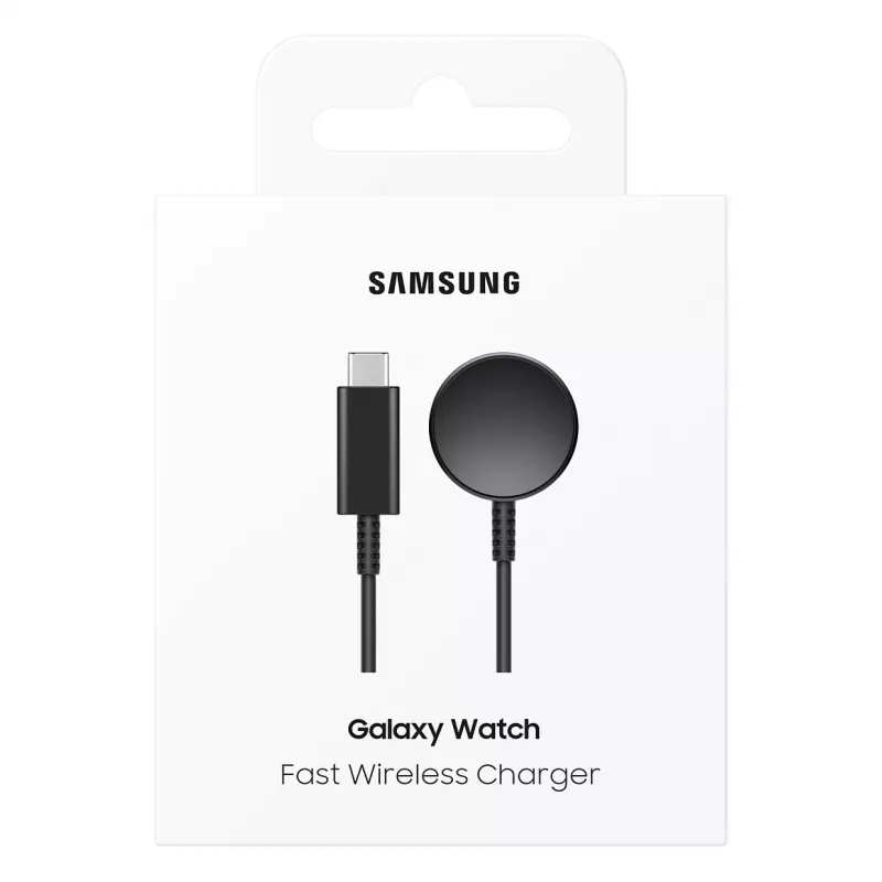 Samsung EP-OL715 Schnelles kabelloses Ladegerät für Galaxy Watch 5/6/7/8/9/Ultra/Ultra2, Schwarz