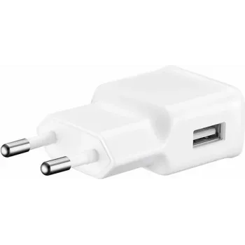 Samsung EP-TA200EWE + EP-DR140 15W Adaptive Fast Charging Wandladegerät mit Micro-USB-Kabel, Weiß