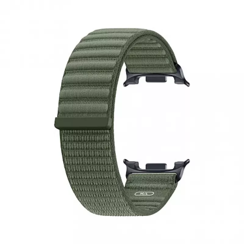 Samsung Fabric Band (M/L) für Galaxy Watch9 & Watch8 - Olive Woven Nylon Smartwatch Armband