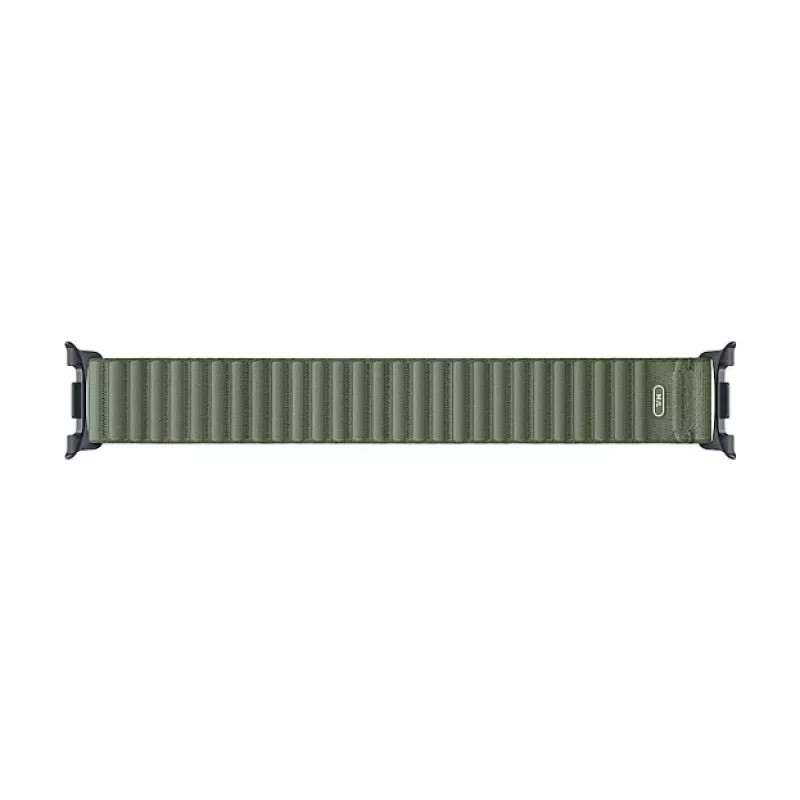 Samsung Fabric Band (M/L) für Galaxy Watch9 & Watch8 - Olive Woven Nylon Smartwatch Armband