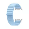 Samsung Fabric Band (S/M) Blau für Galaxy Watch8 & Watch9 – Gewebtes Smartwatch-Armband, 20 mm Stegbreite, Klettverschluss