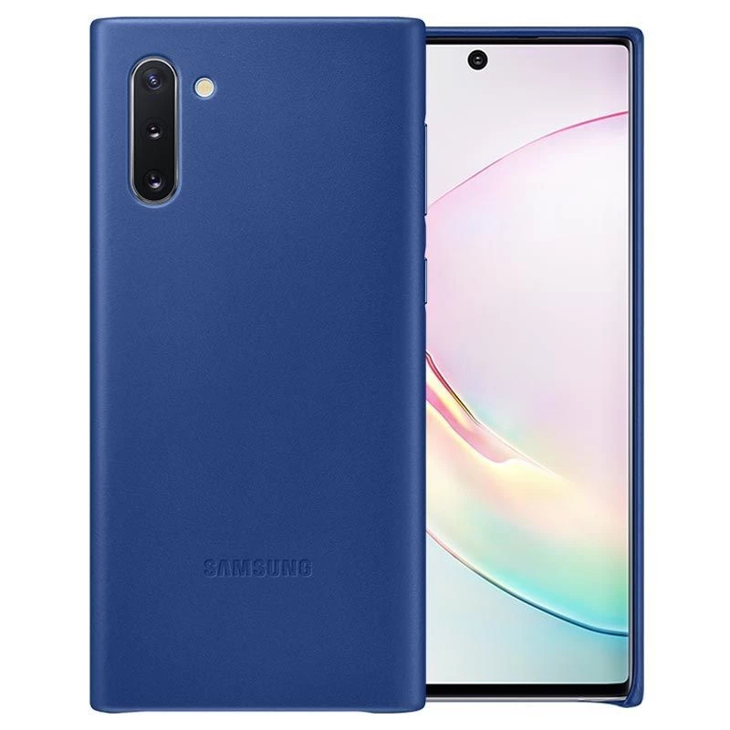 Samsung Galaxy Note 10 Lederhülle Blau