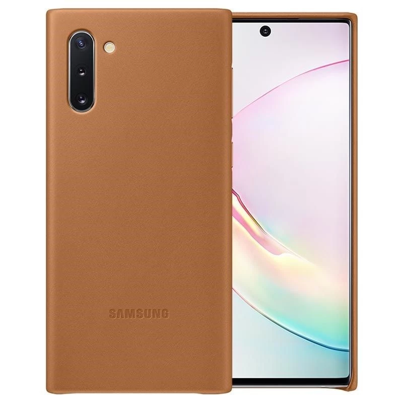 Samsung Galaxy Note 10 Lederhülle Camel