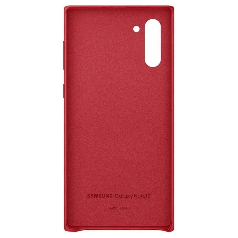 Samsung Galaxy Note 10 Lederhülle Rot