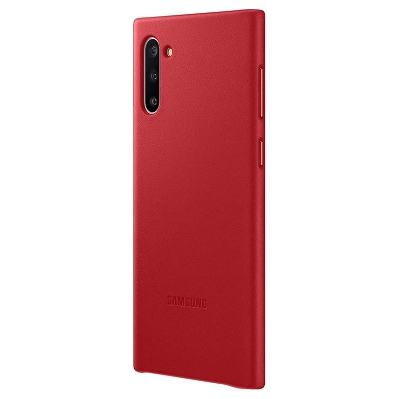 Samsung Galaxy Note 10 Lederhülle Rot