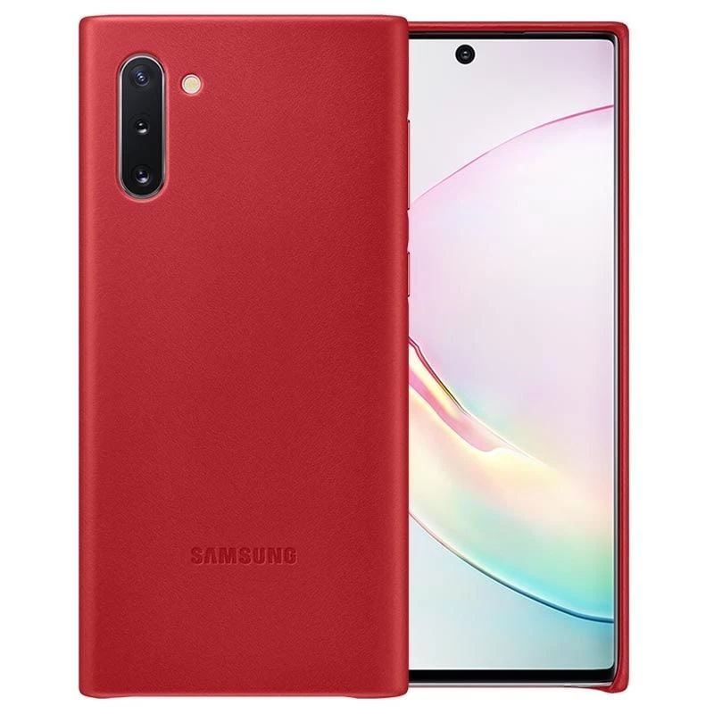 Samsung Galaxy Note 10 Lederhülle Rot