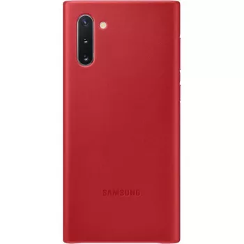 Samsung Galaxy Note 10 Lederhülle Rot